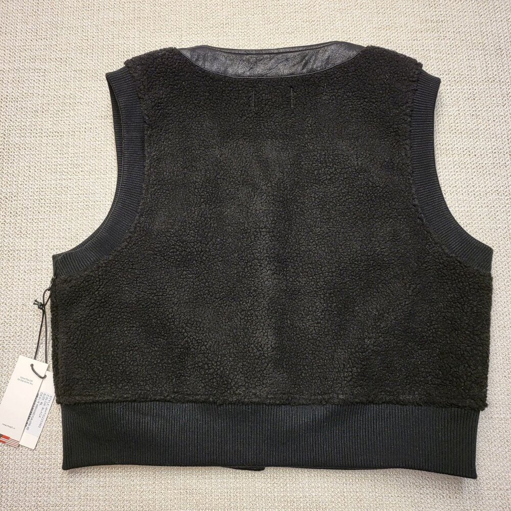 Women's Bonded Vegan leather Vest sherpa NWT Size XL Honor the Gift - Picture 8 of 15
